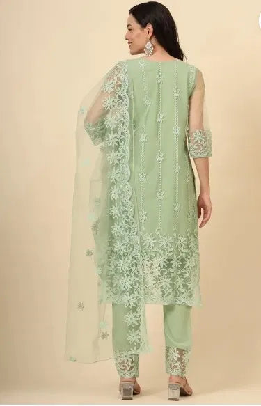 Kurta WithWomen Kurti With Dupatta & Bottomwear