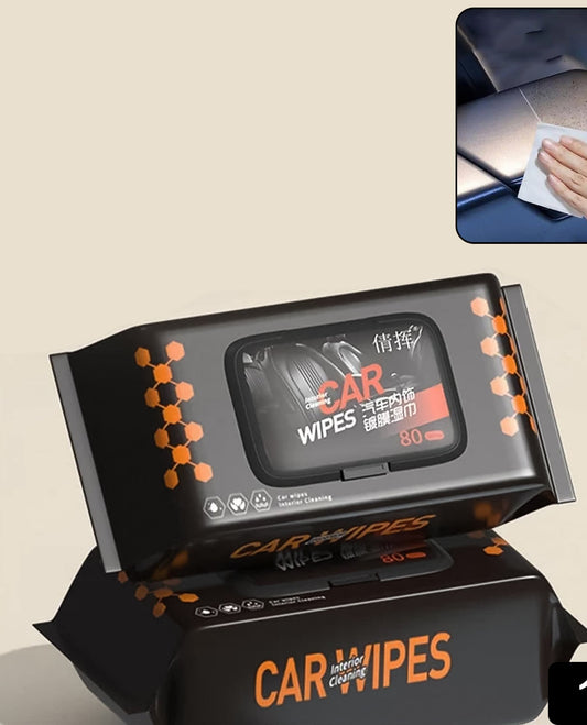 Car Dashboard Scratch Remover Tissue (80 Pcs Set)