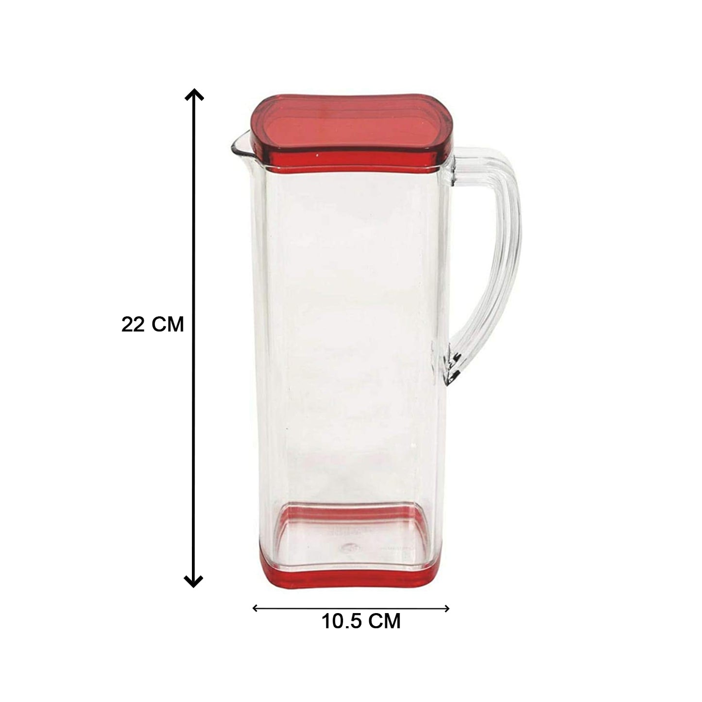 Square Jug  2000ml  For Carrying Water And Types Of Juices And Beverages And All.